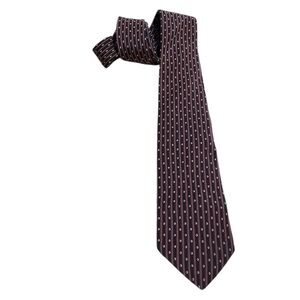 TED LAPIDUS PARIS STRIPED HANDMADE SILK TIE BLUE RED MADE IN ITALY